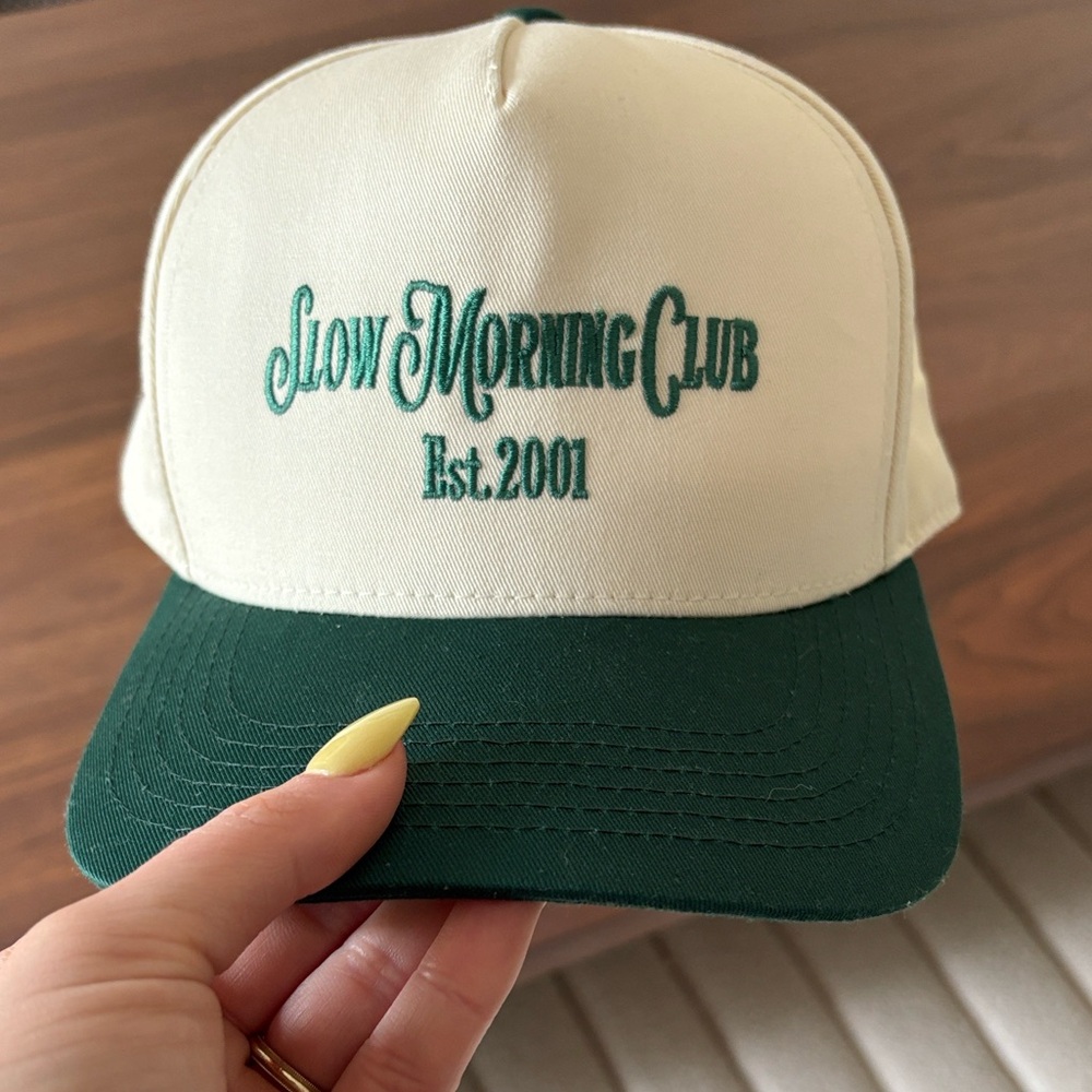Slow morning club vintage hat